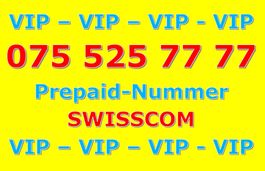 075 525 77 77 Top Handynummer VIP (PREPAID) Natelnummer