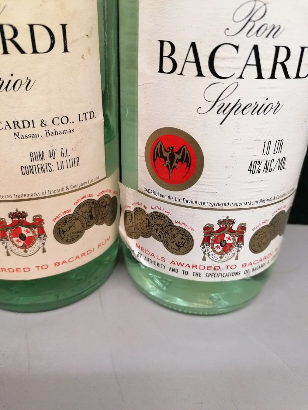 Spirituosen: 2 BOUTEILLES RON BACARDI SUPERIOR ENTAMÉ – Gebraucht aus Genève von Leboucheoreilles 7