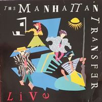 Schallplatte (LP) 🍀 The Manhattan Transfer - Live 🍀 (1987)