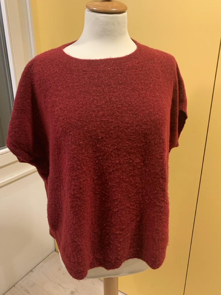 Maglioni & Felpe: gestrickter Wollpullover, Gr. S, weinrot – Usato da Amriswil venduto da rah_hd2j