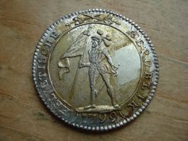 (W5) Helvetische Republik 5 Batz 1799  VZ-