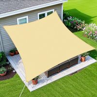 Keine Wasseransammlung Sonnen segel 4x6meter schutz UV