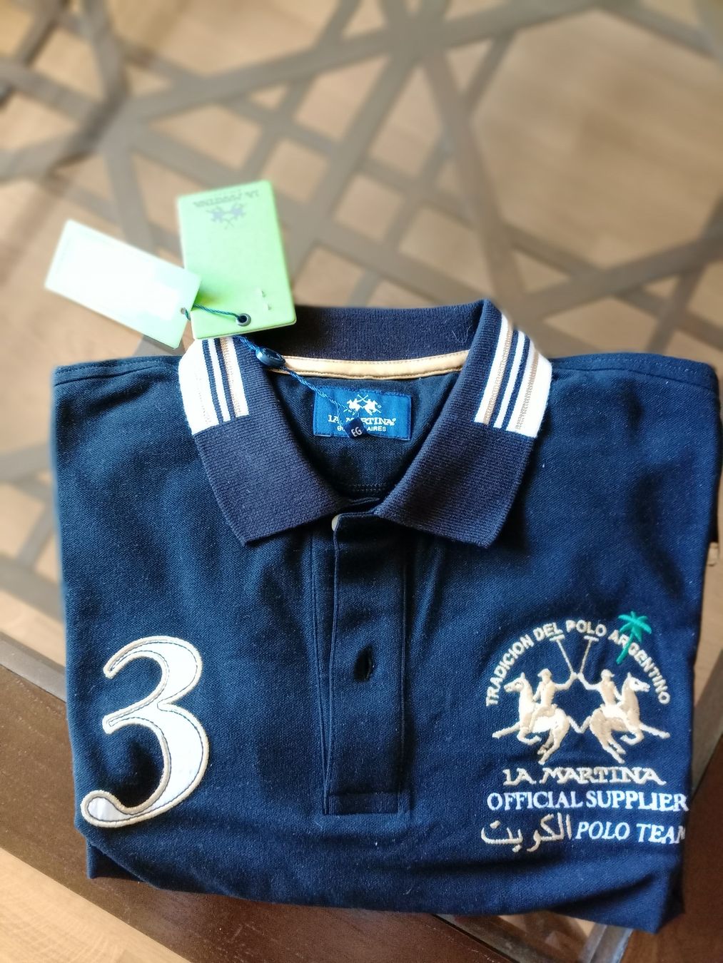 La Martina Magliette Polo: La  Martina  Polo Shirt – Nuovo e nell'imballaggio originale da Disentis-Muster venduto da Bix03