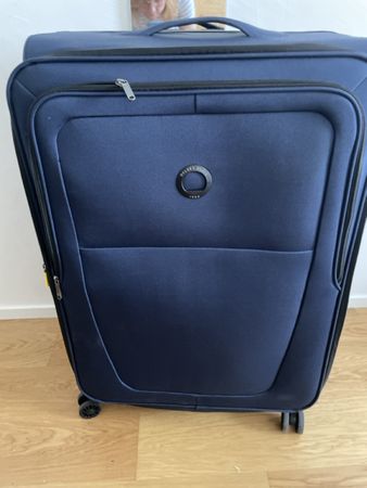 Delsey Suitcase Blue Large expandable