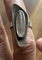 Ring mit Bergkristall sehr alt Unikat