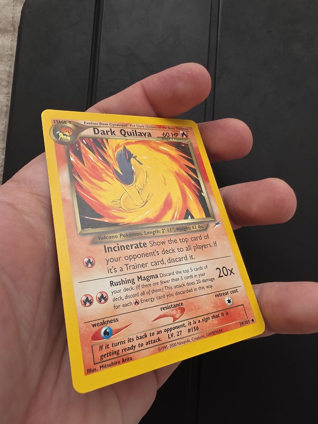 Pokémon Carte collezionabili: Dark Quilava Pokemon Karte – Usato da oberbuchsiten venduto da thug4 1