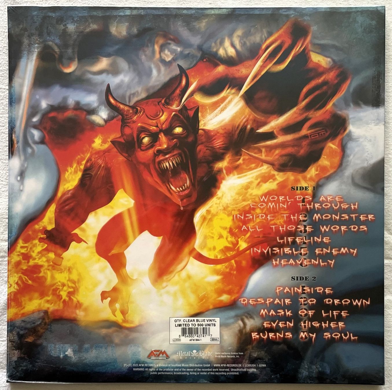 Dischi in vinile: Brainstorm - Liquid Monster - Blue Transparent - 2022 - NEW – Nuovo e nell'imballaggio originale da Uster venduto da Zardodel 1