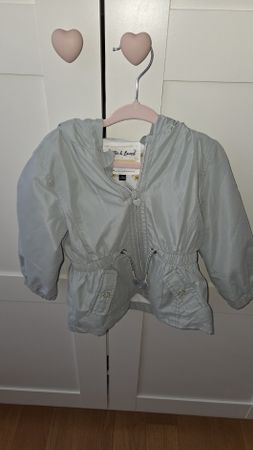 Übergangsjacke Little & Loved grau Grösse 86 neuwertig