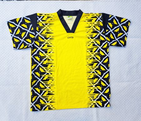 NEU! Vintage Cats Trikot Gelb Gr. XXL