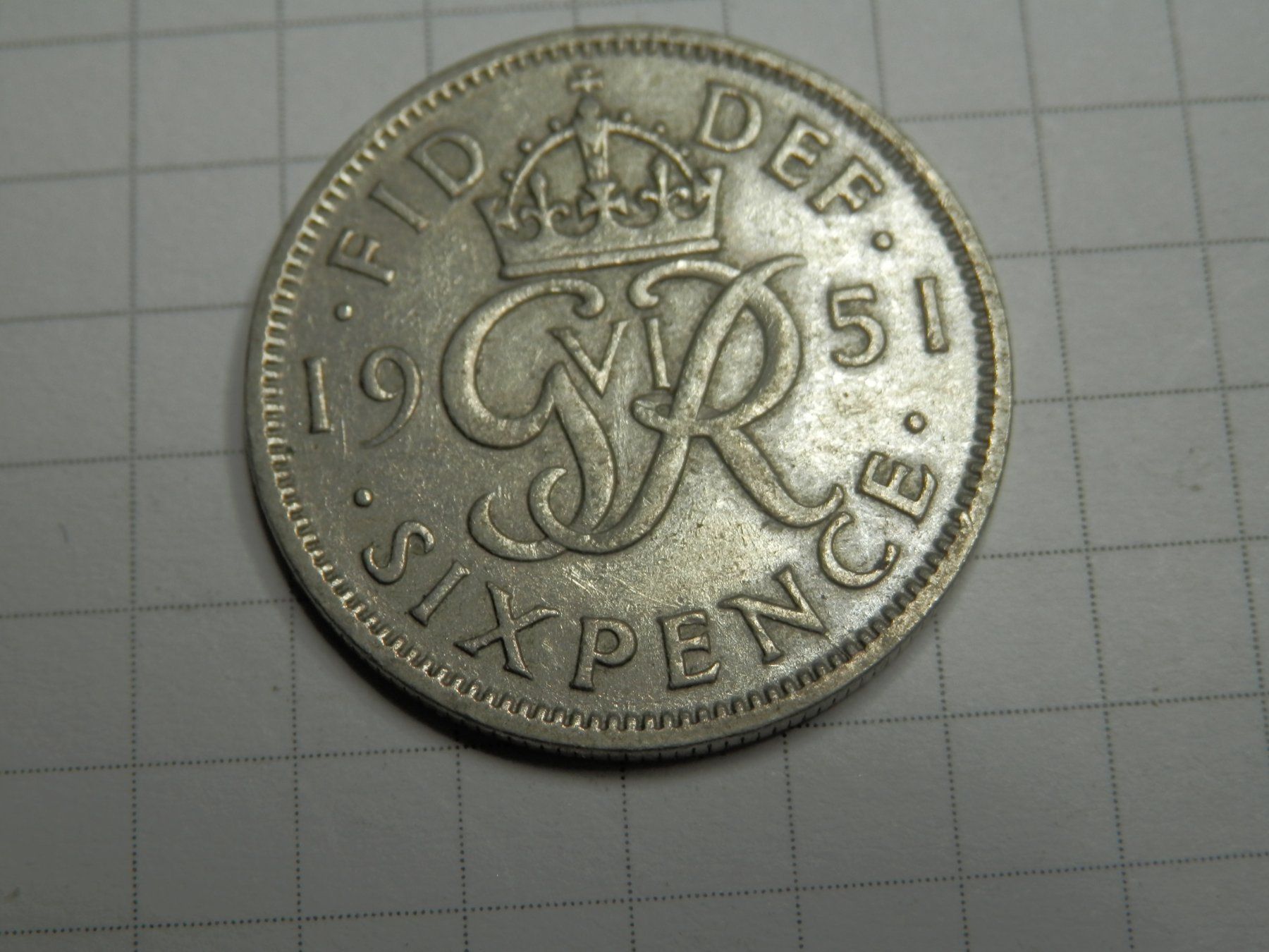 Tutti le monete: Großbritannien 6 Pence, 1951 – Usato da Weiach venduto da weiach81 1