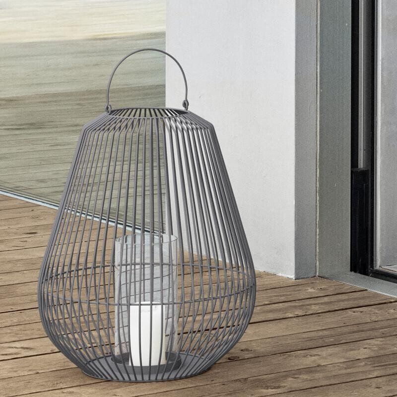 Blomus Lanterne: Blomus Laterne NIDEA medium 61cm steel gray – Nuovo (secondo la descrizione) da Kägiswil venduto da nick333 1