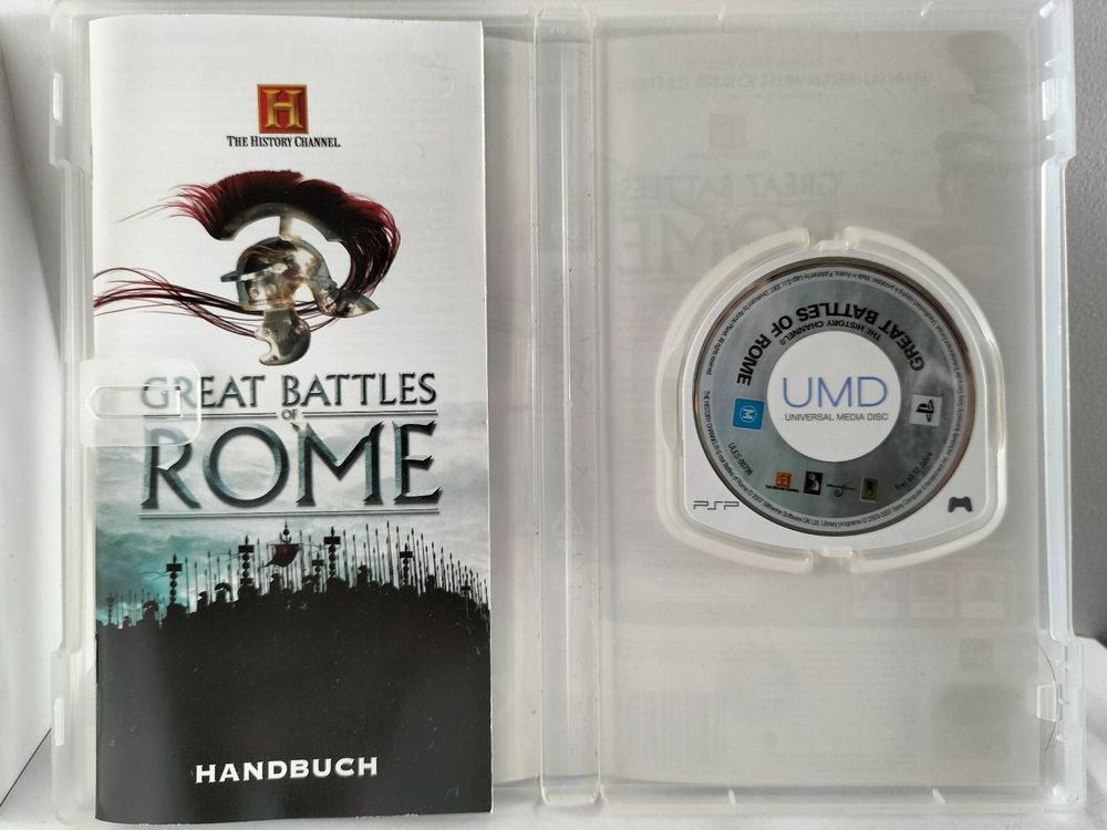 The History Channel Great Battles Of Rome Psp The History Channel - Great Battles of Rome (PSP) (Gebraucht) in
