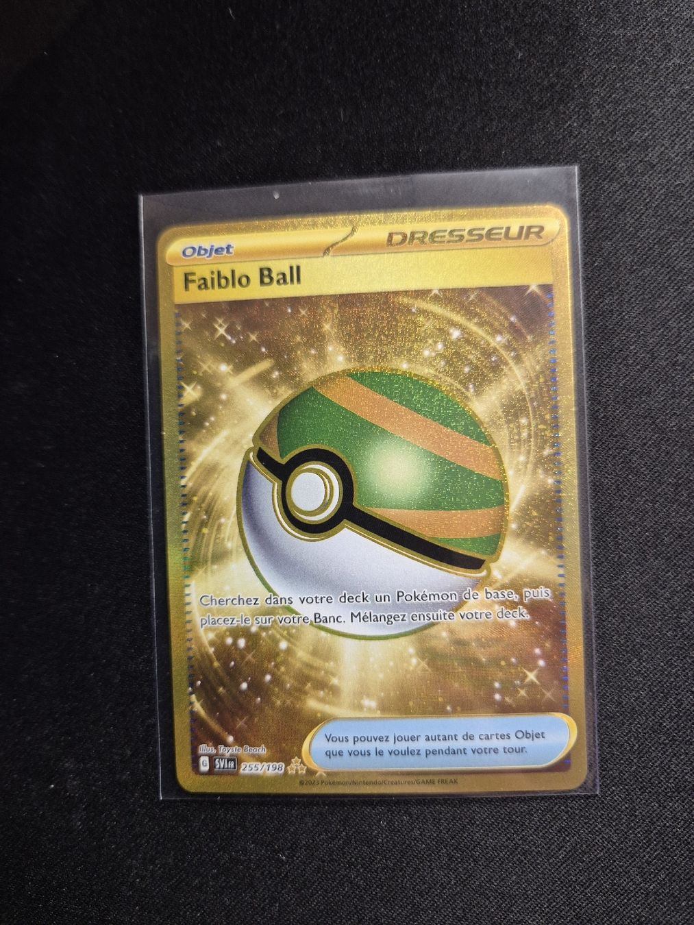 Pokémon Sammelbilder & Trading cards: Pokémon Faiblo Ball 255/198 FR Hyper Rare – Neu (gemäss Beschreibung) aus Couvet von tho_9pnx