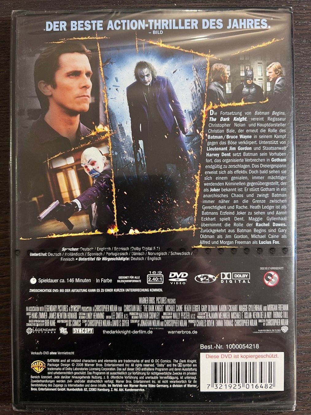 Tutti i DVDs: Batman - The Dark Knight – Nuovo e nell'imballaggio originale da Zürich venduto da FilmFreunde 1