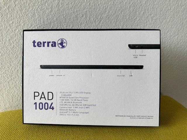 Tablet PC: terra PAD 1004 (Tablet, 10.1") – Nuovo (secondo la descrizione) da Zürich venduto da delverde 1