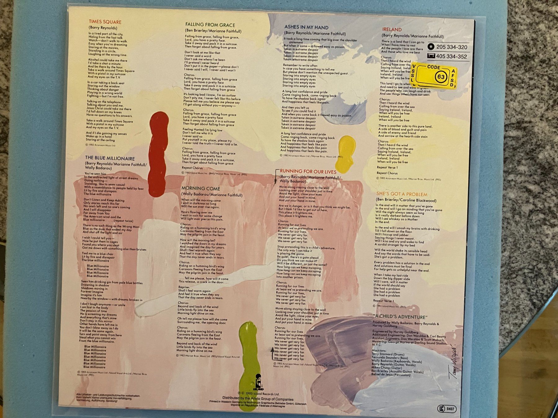 Dischi in vinile: Marianne Faithfull – Usato da Aarwangen venduto da Jukebox3 2