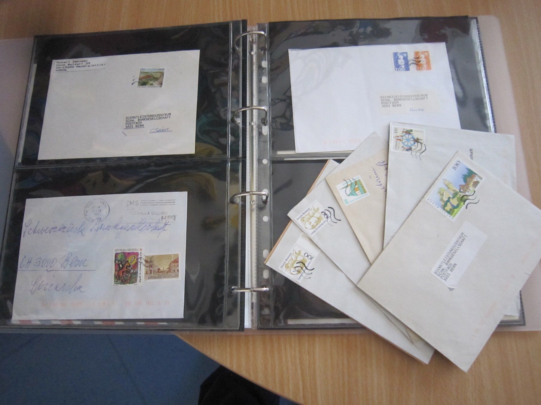 Tutti i francobolli: Ordner mit Marken: Spezialstempel!!! SELTEN – Usato da Giubiasco venduto da sal_9j6w 7