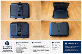 2x Original BMW Travel & Comfort Klapptisch  Set