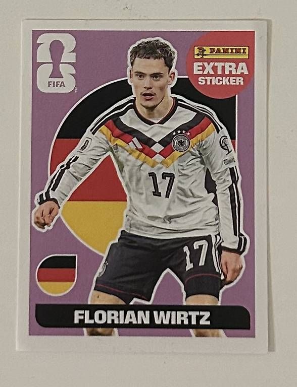 Panini Carte collezionabili: LILA / NEUTRAL EXTRA STICKER  Florian Wirtz – Usato da Regensdorf venduto da Maryjagne