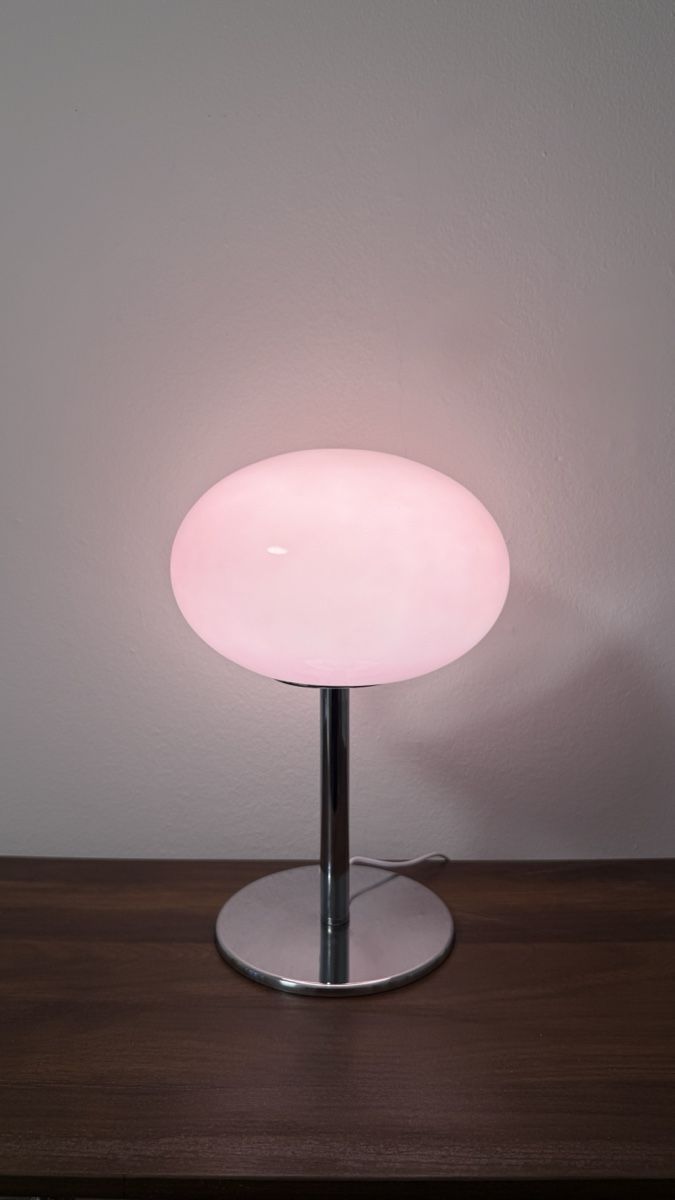 Lampade: Tischleuchte Glas Kugelform pink – Usato da Zürich venduto da Julia_Ch