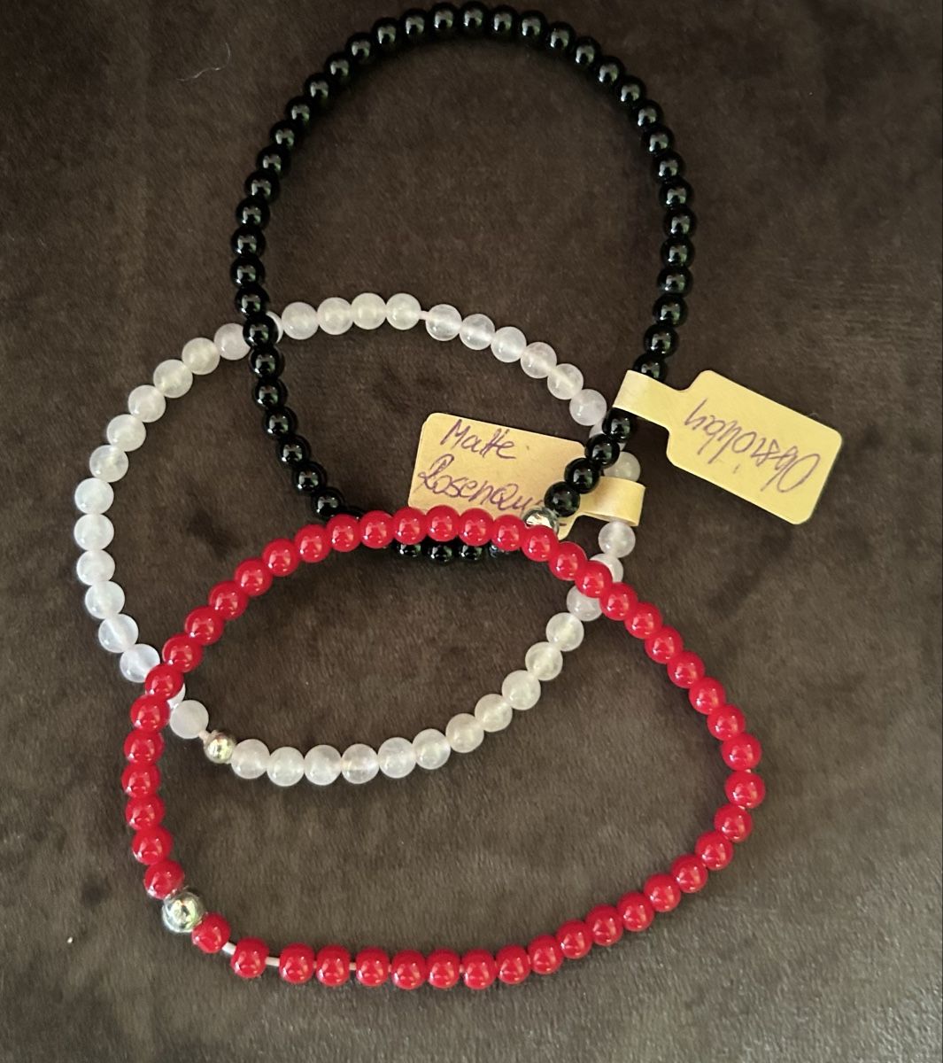 Bracciali & Braccialetti: 3er Set: ,   Armbänder, 4mm.-  Set. 2 – Nuovo (secondo la descrizione) da Triengen venduto da zomavesu 2