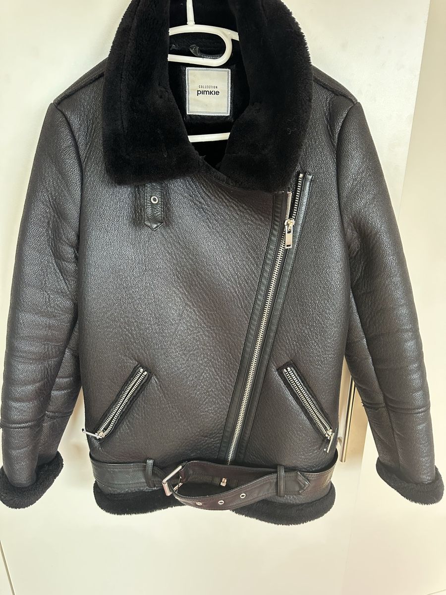Pimkie Giacche: Leder Biker Jacke mit Fell – Usato da Beromünster venduto da Moritz0112 2