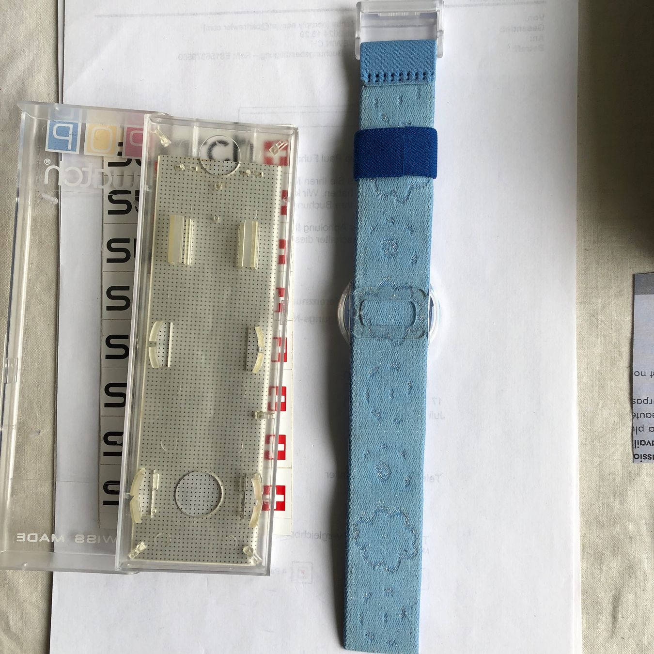 Swatch Orologi: POP SWATCH MIDI PATCHING von 1994 – Nuovo e nell'imballaggio originale da Biel/Bienne venduto da winnertaco 3