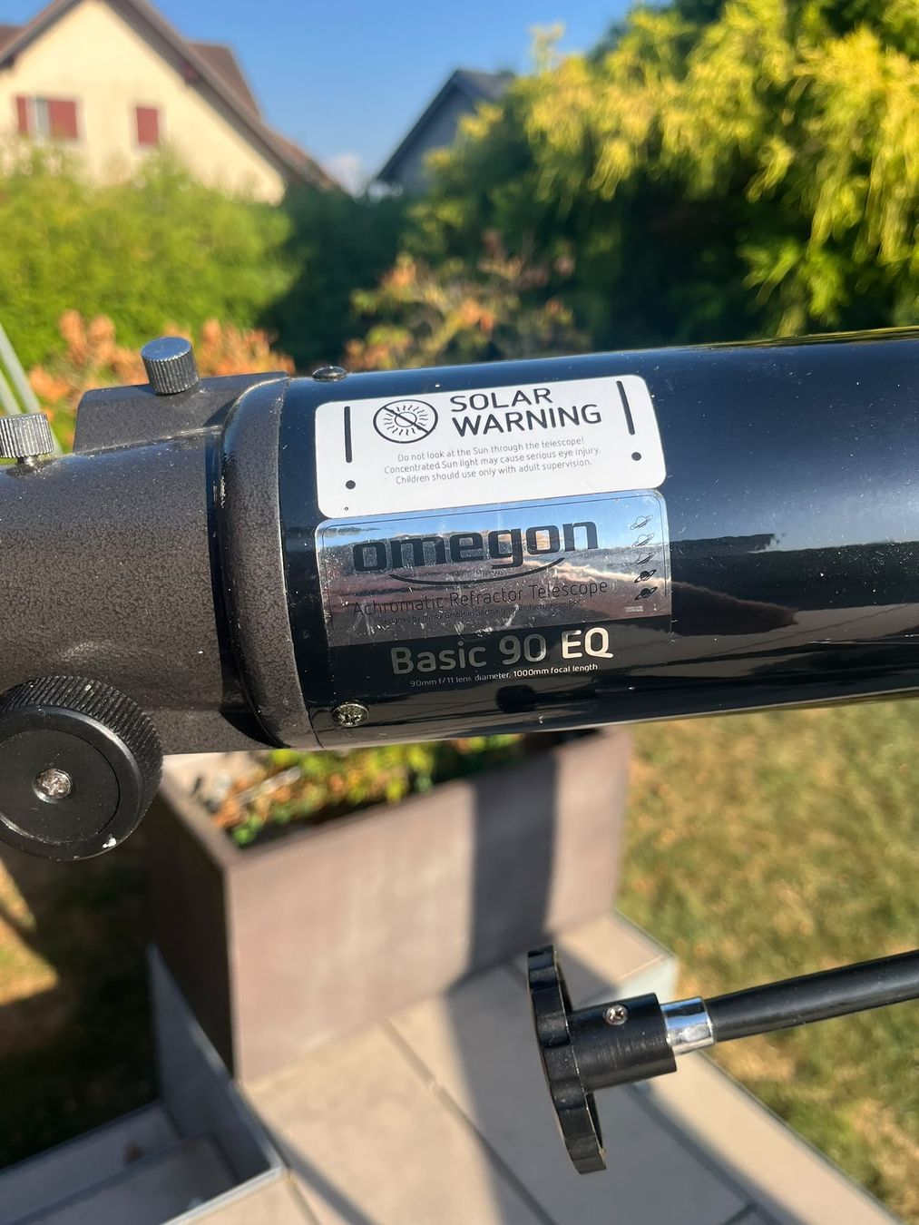 Omegon Teleskope: Teleskop Omegon Basic 90 EQ – Gebraucht aus Aettenschwil von Aetti4 2