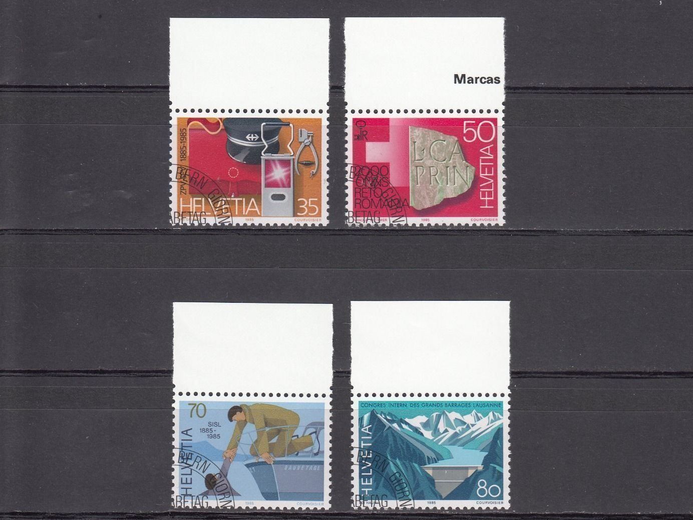 Tutti i francobolli: SBK 711 - 714 mit Eck-ET – Usato da Bürglen TG venduto da StampGraf