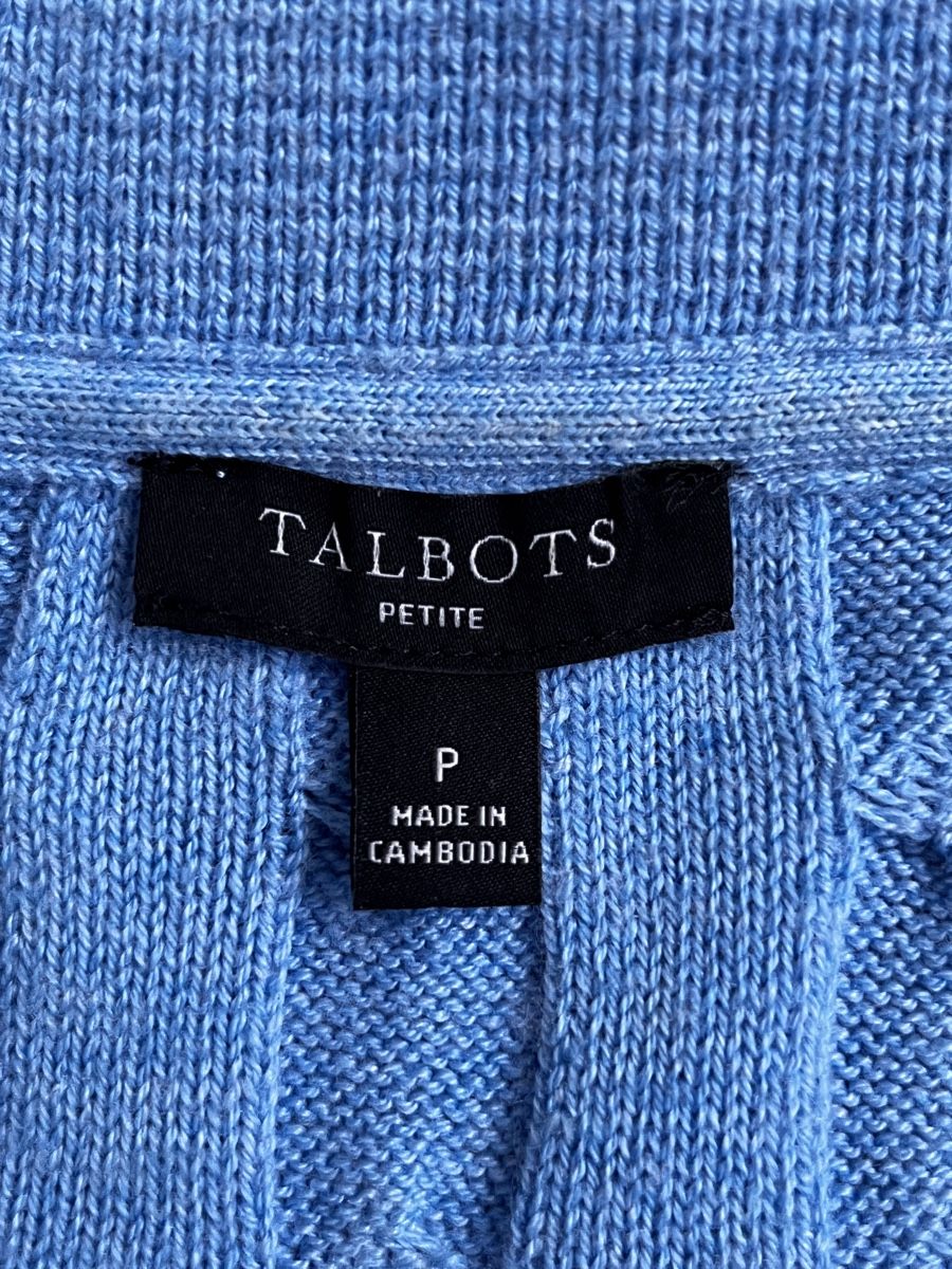 Pulls & Sweat-shirts: Damen Pullover Talbots Zopfmuster blau Gr. S – D'occasion à Zürich par Kleanthy 2