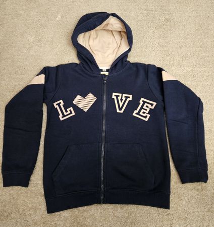 Vertbaudet Sweatjacke Kapuzenjacke Gr. 146/152