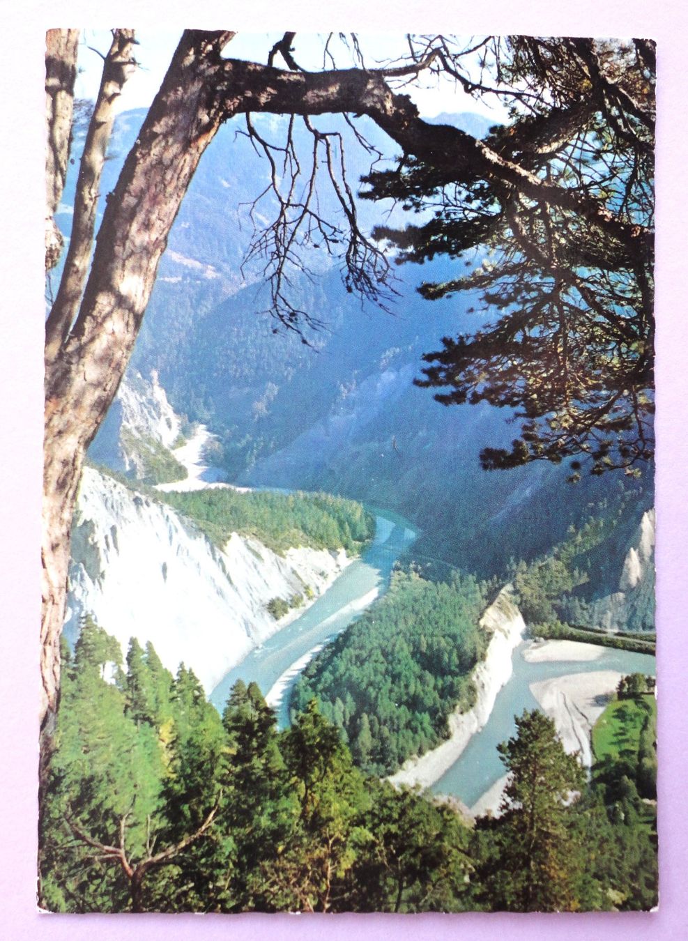 Cartoline postali: Die Rheinschlucht bei Conn – Usato da Fétigny venduto da Billy2miny