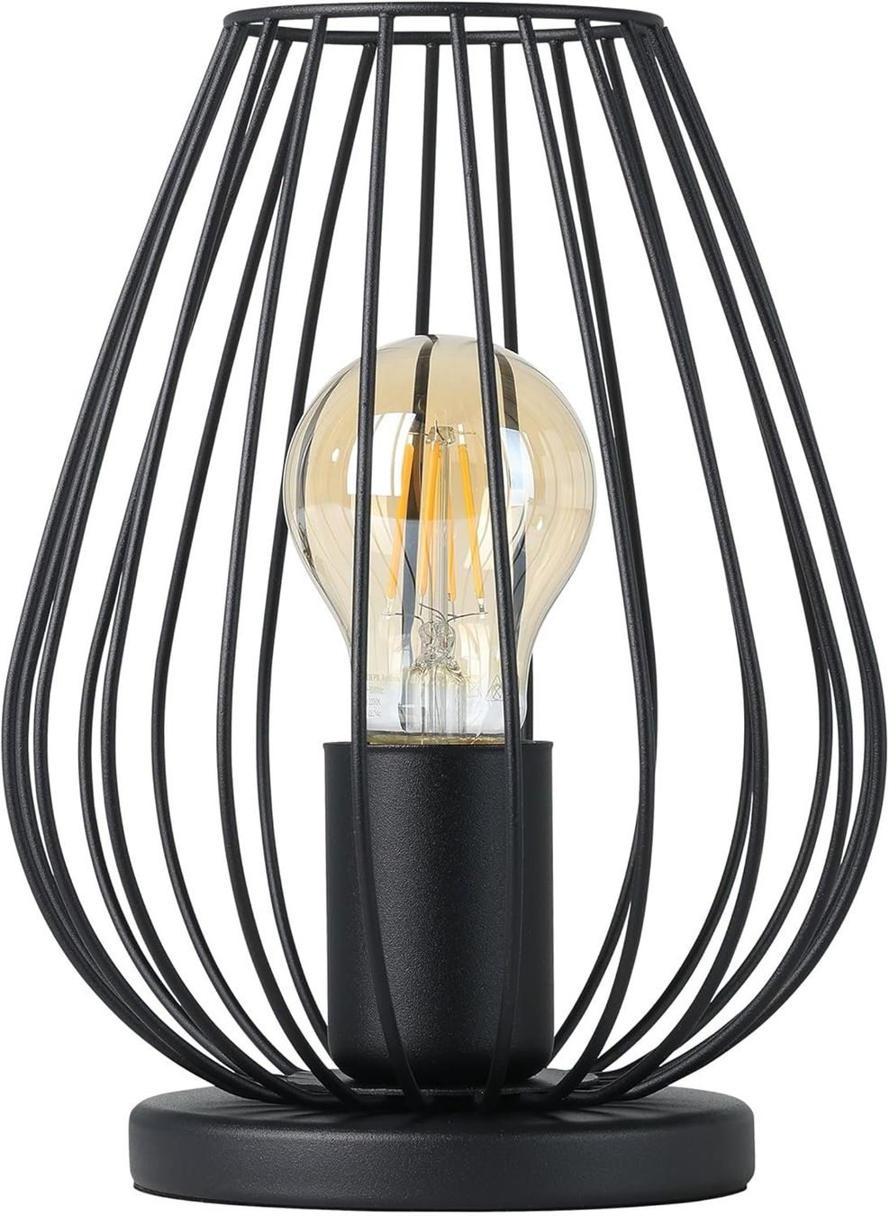 Lampade: Tischlampe Vintage E27 Schwarz – Nuovo e nell'imballaggio originale da Nuglar venduto da SmartLiving24