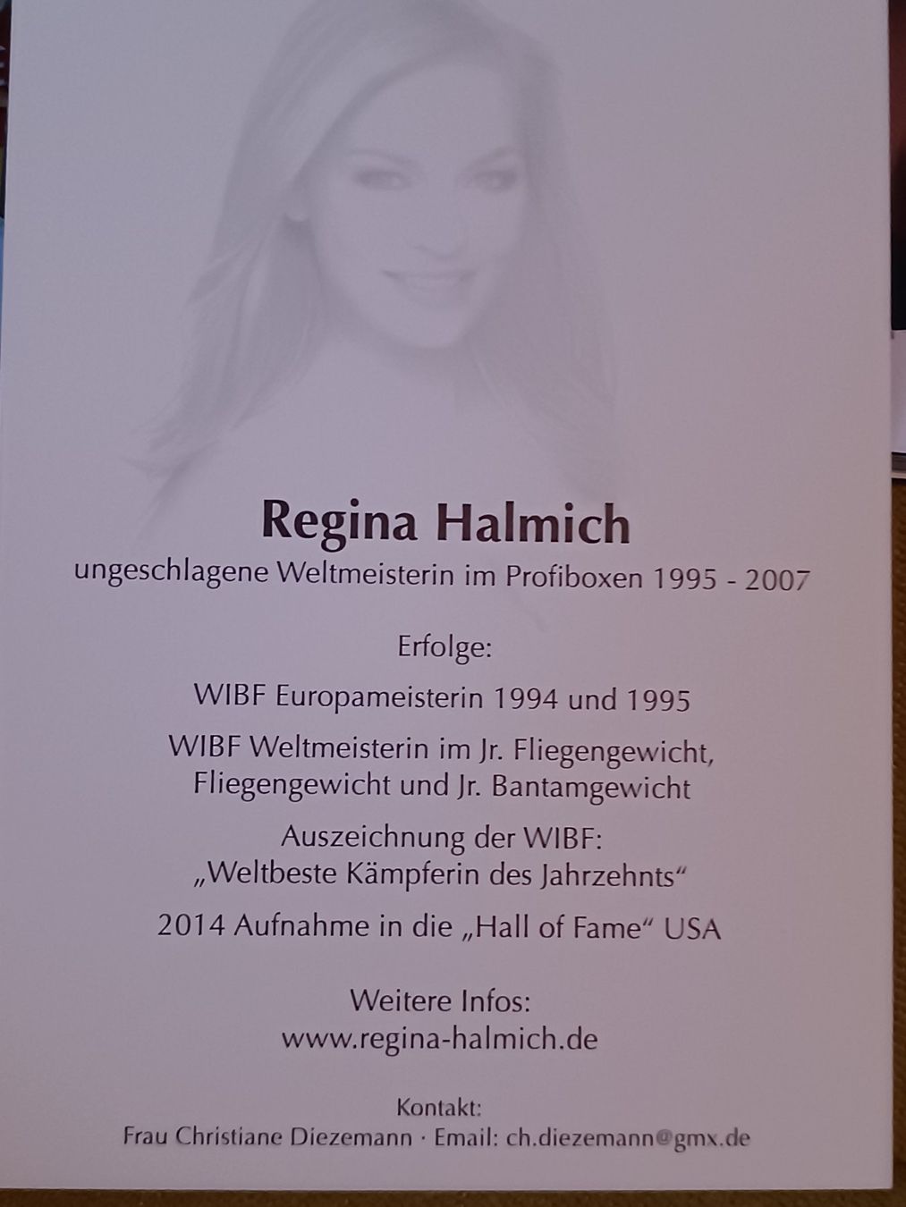 Autogramme: Regina Hamlich - original Autogramm – Gebraucht aus Menziken von Artographs 1