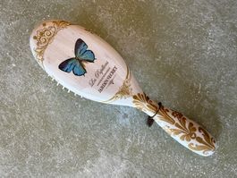 Haarbürste Bürste Holzbürste Schmetterling Brosse Boudoir