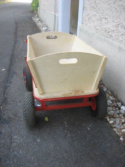 Chariots de transport: Leiterwagen / Bollerwagen aus Holz - angemalt! – D'occasion à Winterthur par pf02 5
