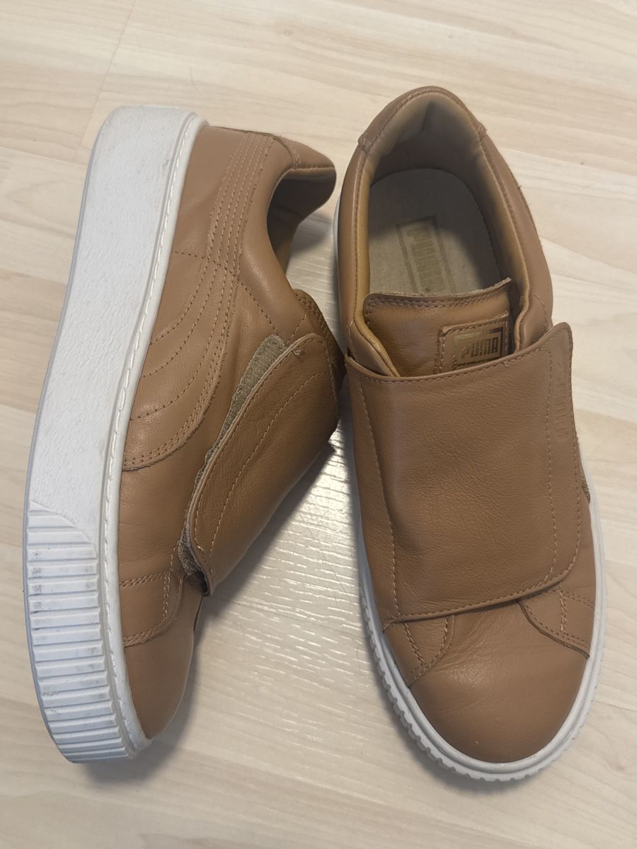 Puma Scarpe da donna: Gr.39 Bequeme PUMA Lederschuhe / Sneaker – Usato da Grenchen venduto da Lucy68