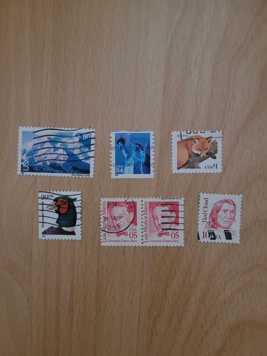 Alle Briefmarken: Briefmarken USA – Gebraucht aus Inwil von Flower2325