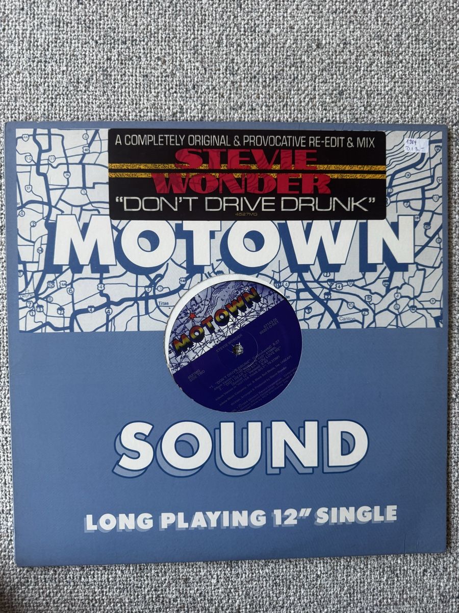 Dischi in vinile: Stevie Wonder -  Don't Drive Drunk - 12" Single - 80s – Usato da Rorbas venduto da BlackstarRecords