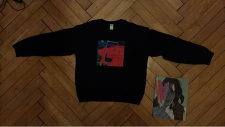 Kaws warhol Pullover Grösse m und Buch
