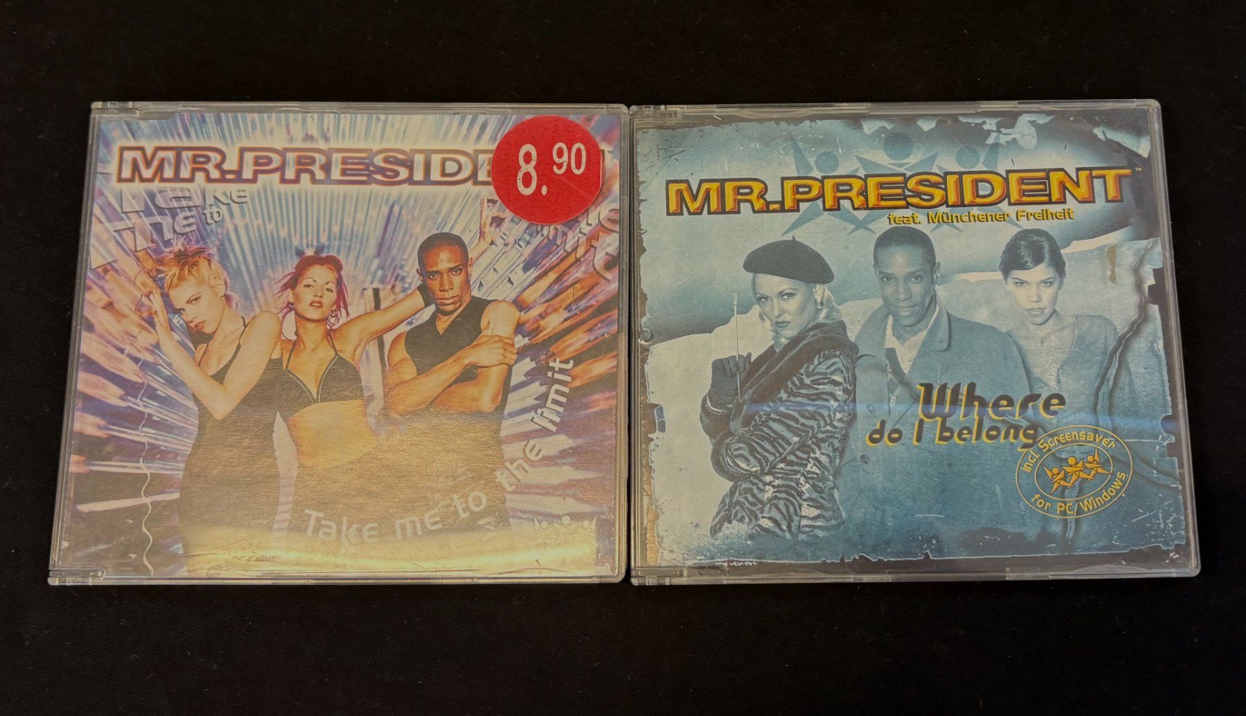 CD: 2 Single CDs Mr. President – Usato da Zürich venduto da Drahtzug