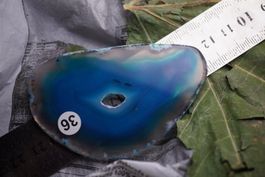 Achat Scheibe Blau  no36   –Lot Adlun-