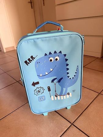 Valises enfants sur roulettes  Sirène et Dinosaures