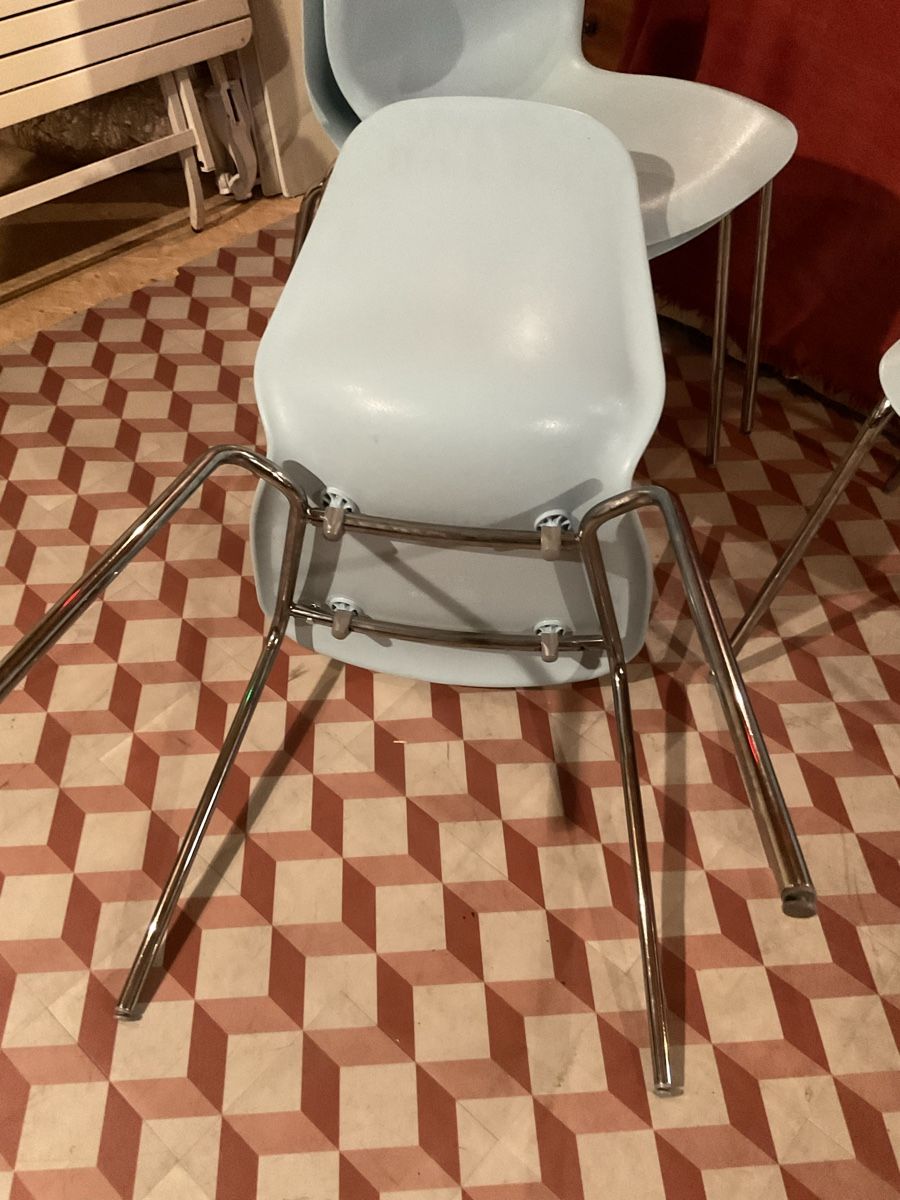 Ikea Sedie: Chaises IKEA Leifarne bleu clair  – Usato da Correvon venduto da HelloBello71 2