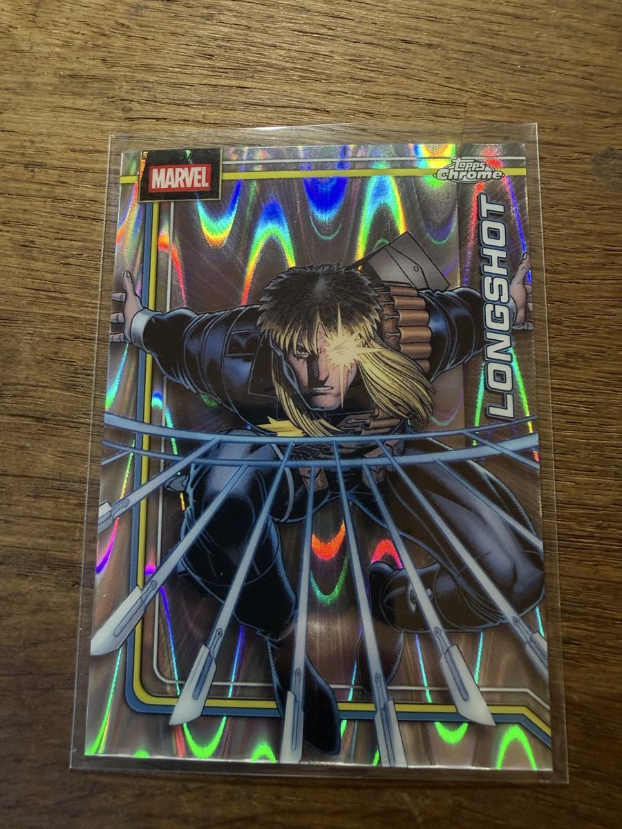 Topps Carte collezionabili: 2026 Topps Chrome Marvel Longshot Ray Wave Refractor  – Nuovo (secondo la descrizione) da Goldach venduto da pipinio