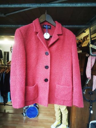Wolle Mantel Gina Donna Vintage Grösse 40