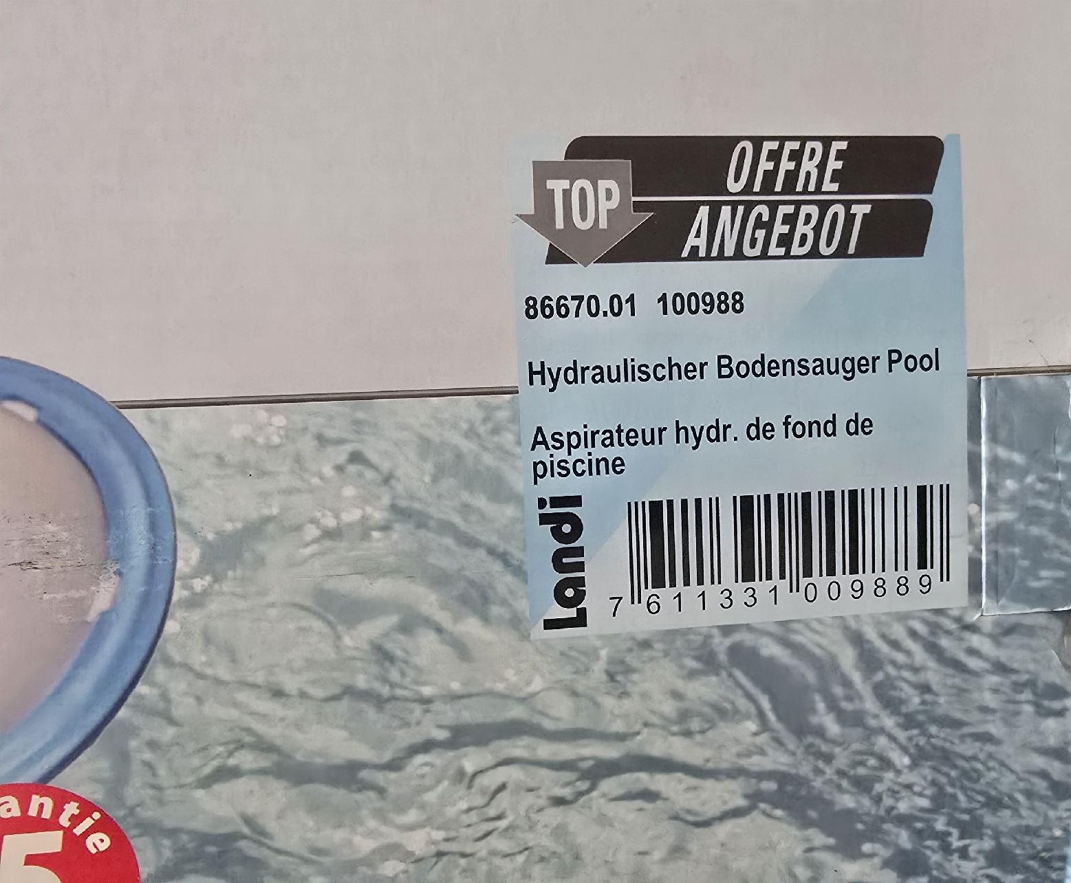 Tutte le macchine: Hydraulischer Bodensauger für den Pool  – Nuovo e nell'imballaggio originale da Dussnang venduto da Priska2285 1