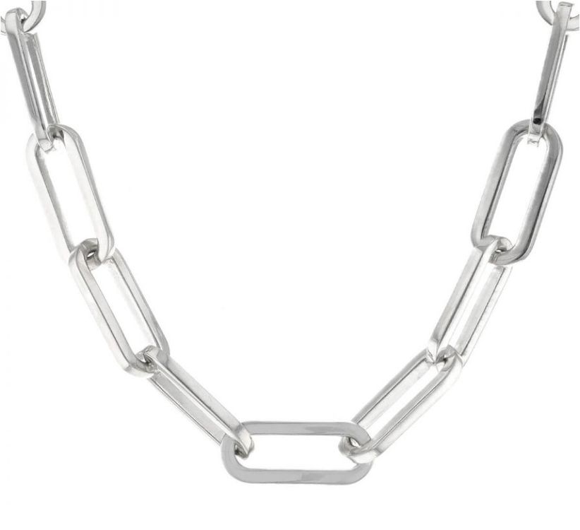 Collier Vintage Style Filigrane Argenté Brillant - Modèle 3872 - Occasion Bon état