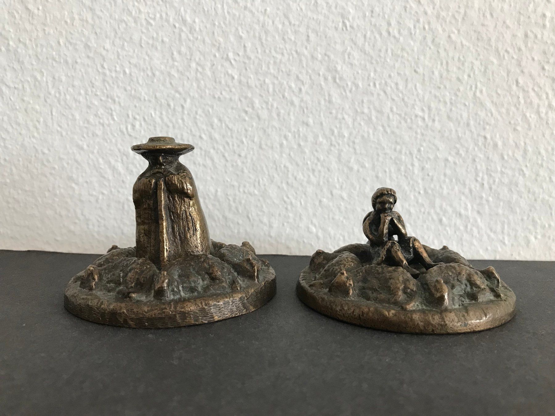 Skulpturen & Statuen: BRONZE FIGUR HIRTE mit MONOGRAMM MK – Gebraucht aus Luzern von Immergern 6