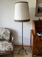 Standlampe Stoff Lampenschirm Metallfuss gebraucht